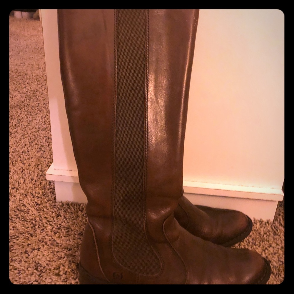 Born leather riding boots size 7